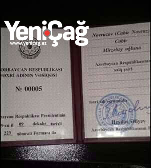 Heydər Əliyevin verdiyi "Xalq şairi" medalı satılır