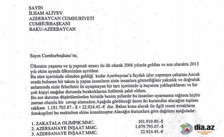 Türkiyəli iş adamına "atanlar" sırasında Cahangir Hacıyevin də adı çəkildi