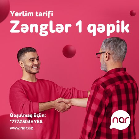 “Nar”-ın “Yerlim” tarifini seçənlərin sayı artmaqdadır