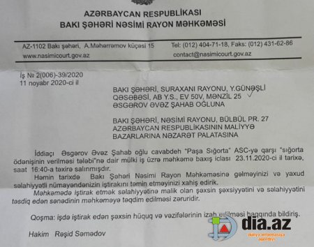 "İş 3 ildir ki, Nəsimi rayon məhkəməsində “karusel”ə mindirilib..."