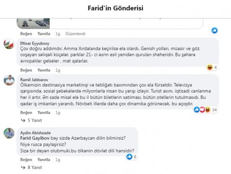 Fərid Qayıbovun statusu ALƏMİ BİR-BİRİNƏ QATDI...