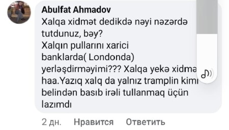 Cavanşir Feyziyevin böyük qorxusu...